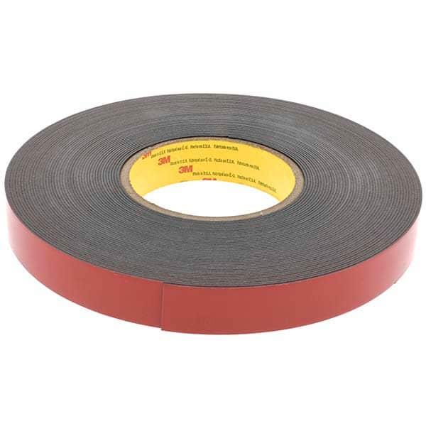 Prædike Udvalg Bugsering 3M - Black Double-Sided Acrylic Foam Tape: 7/8″ Wide, 20 yd Long, 47 mil  Thick, Acrylic Adhesive - 53604161 - MSC Industrial Supply