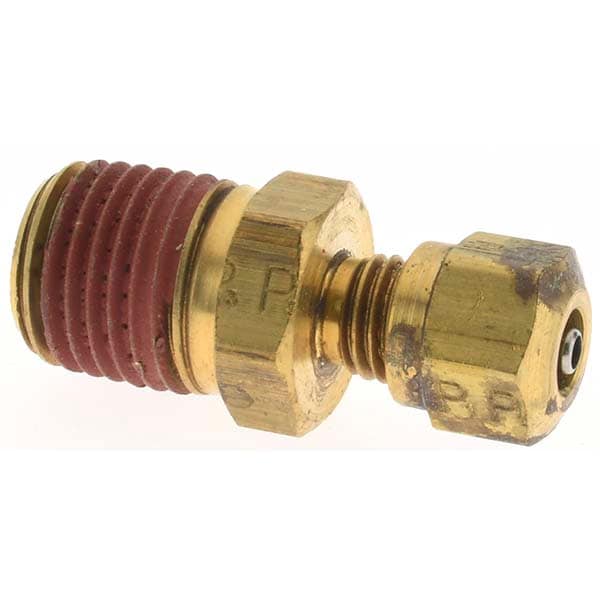 Compression Tube Connector: 1/4" Thread