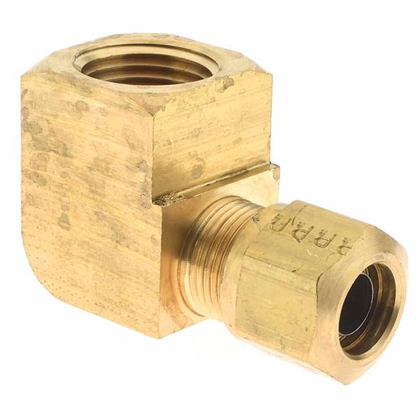 Compression Tube Female Elbow: 1/2" Thread