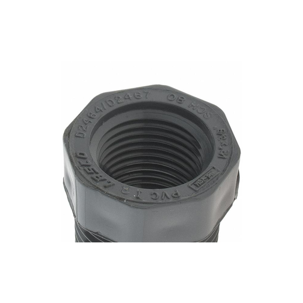 Value Collection 1/2 x 3/8" PVC Plastic Pipe Reducer Bushing MSC Direct