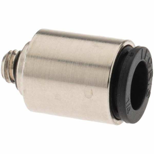 SMC 5/32” Tube X 1/8” NPT Male Straight PTC Fitting – Lot Of 2, Singapore, MPN KQH03-34N