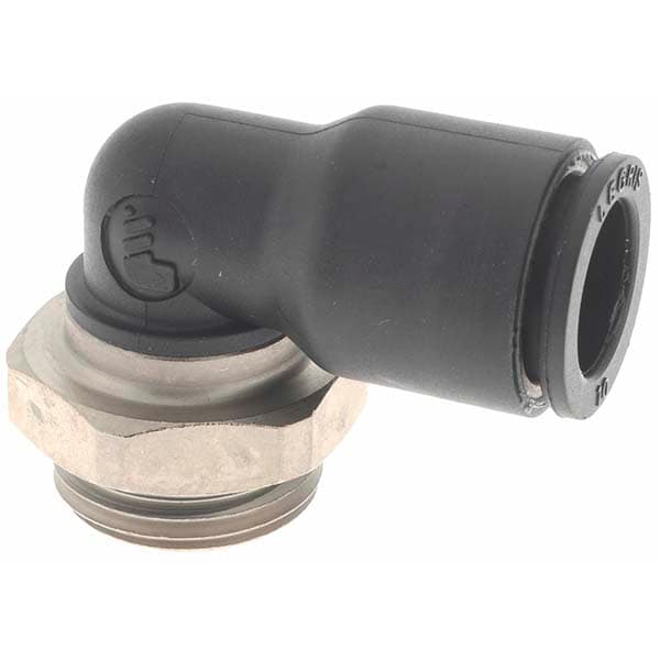 Push-To-Connect Tube Fitting: Male Elbow, 3/8" Thread