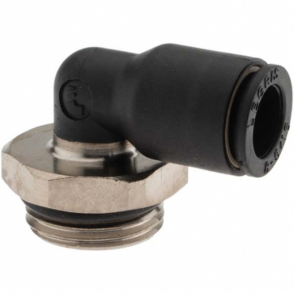 Push-To-Connect Tube Fitting: Male Elbow, 3/8" Thread