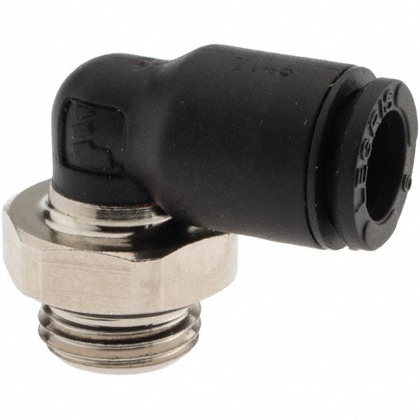 Push-To-Connect Tube Fitting: Male Elbow, 1/8" Thread