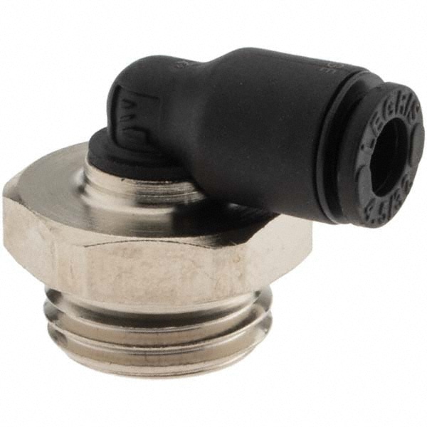 Push-To-Connect Tube Fitting: Male Elbow, 1/4" Thread