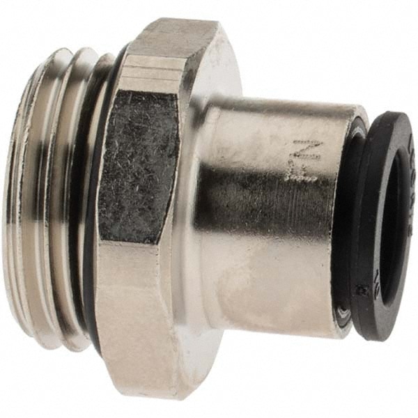 Push-To-Connect Tube Fitting: Connector, 1/2" Thread