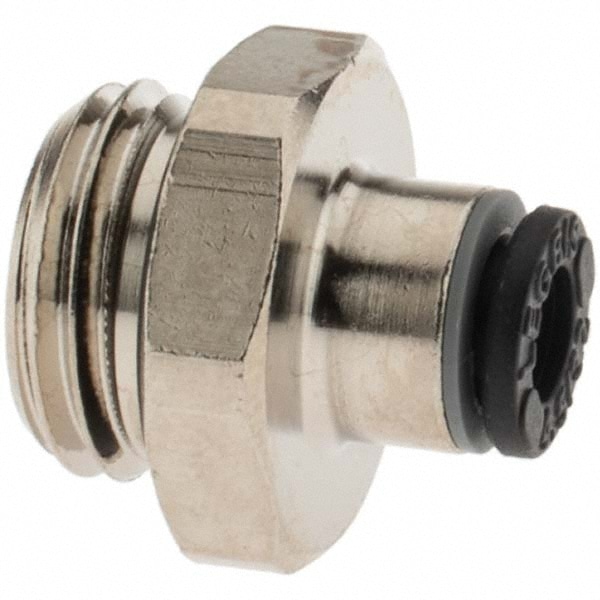 Push-To-Connect Tube Fitting: Connector, 1/4" Thread
