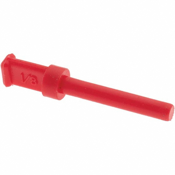 Push-To-Connect Push On Tube Fitting: Plug, 1/8" OD
