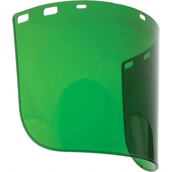 Face Shield Windows & Screens: Replacement Window, Green, 0.6" Thick