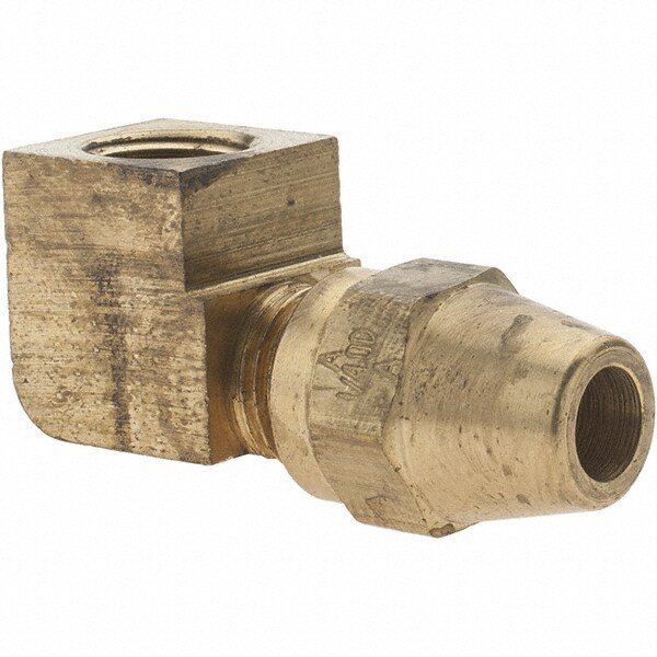 Compression Tube Female Elbow: 1/8-27" Thread