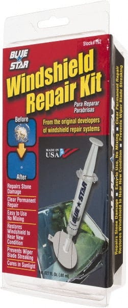 Automotive Repair & Service Kits; Kit Type: Windshield Repair Kit ; Includes: 1 Syringe, Repair Compound, Adhesive Disk and Pedestal for One Repair