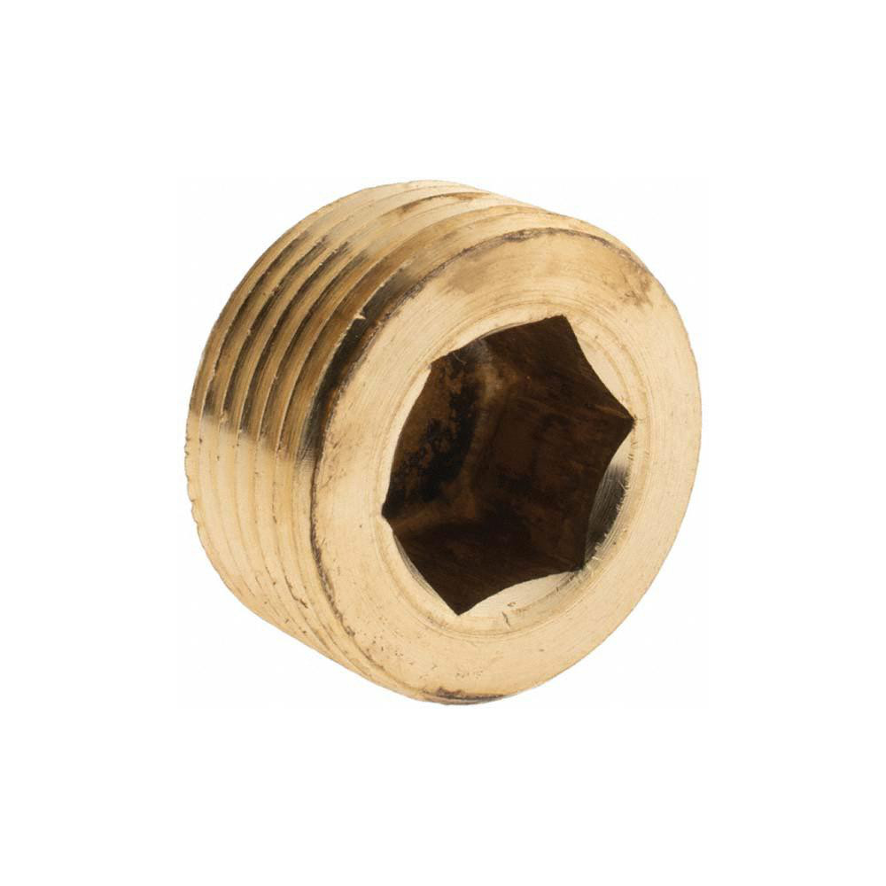 thumbnail image 2 of Anderson Metals 756115-08 Pipe Fitting, Countersink Plug, Lead-Free 2 of 11