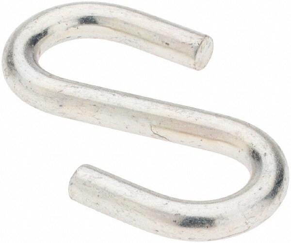 Trade Size 8", Carbon Steel Bright Zinc S-Hook