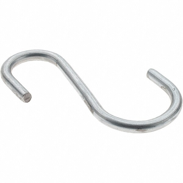 Trade Size 98, Carbon Steel Bright Zinc S-Hook