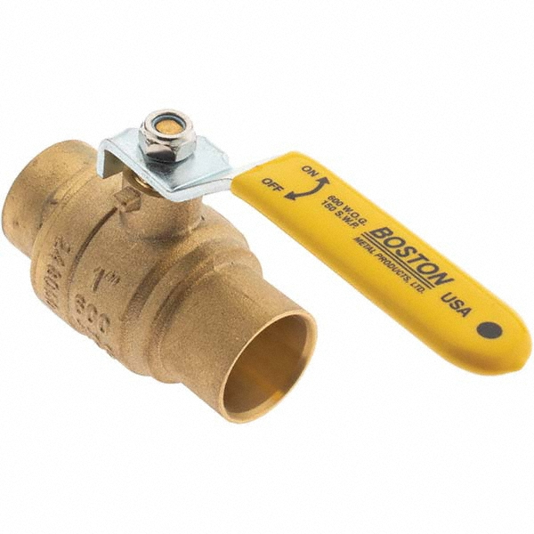 Full Port Manual Ball Valve: 1" Pipe