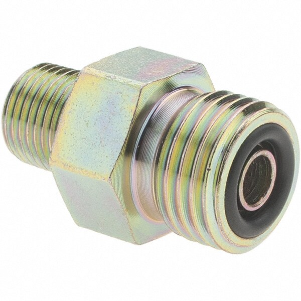 Compression Tube Adapter: 9/16-18 x 1/8-27" Thread, Male