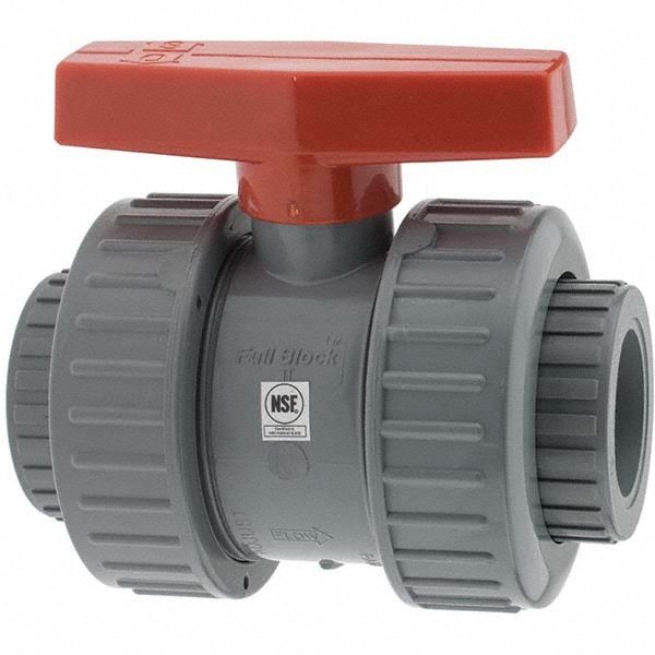 Value Collection - 1-1/4" CPVC Plastic Pipe Union Ball Valve - 53615951
