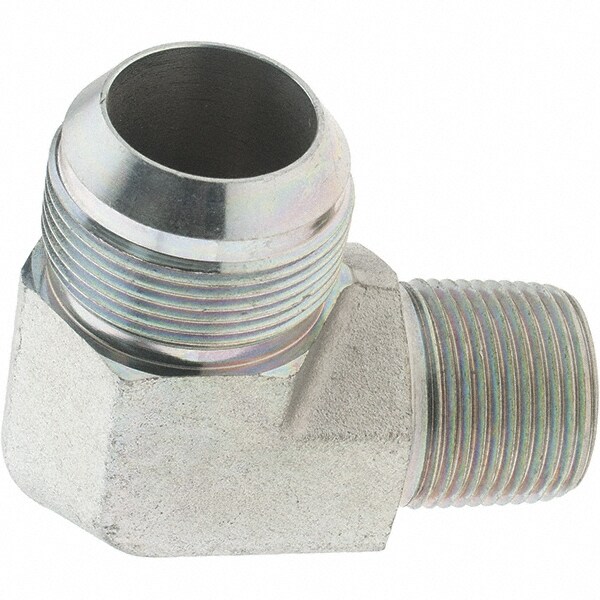 Steel Flared Tube 90 ° Elbow: 1-1/4" Tube OD, 37 ° Flared Angle