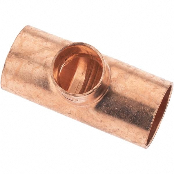 Value Collection 3 4 X 3 4 X 1 2 Wrot Copper Pipe Reducing Tee Msc Industrial Supply