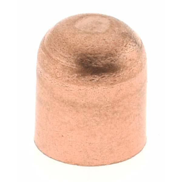 Wrot Copper Pipe Cap: 1/8" Fitting, C