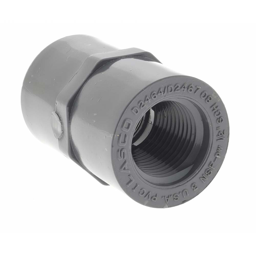 Value Collection 1/2" PVC Plastic Pipe Coupling 53619169 MSC