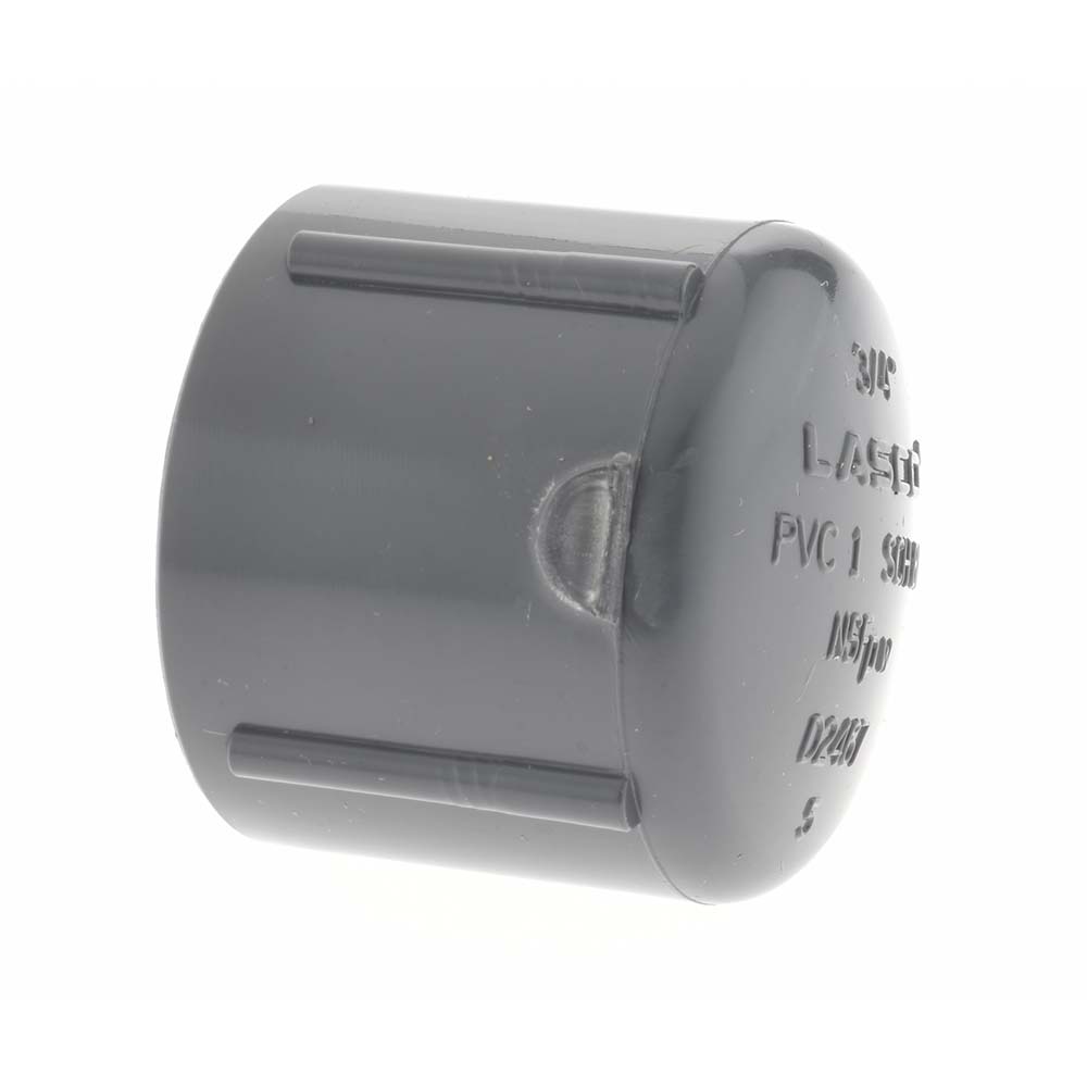Value Collection 3/4" PVC Plastic Pipe End Cap MSC Direct