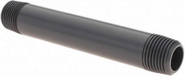 1/2" Pipe, 5" Long PVC Threaded Plastic Pipe Nipple