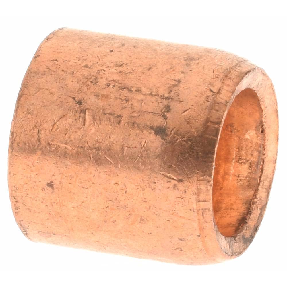 Wrot Copper Pipe Flush Bushing: 1/2" x 3/8" Fitting, FTG x C