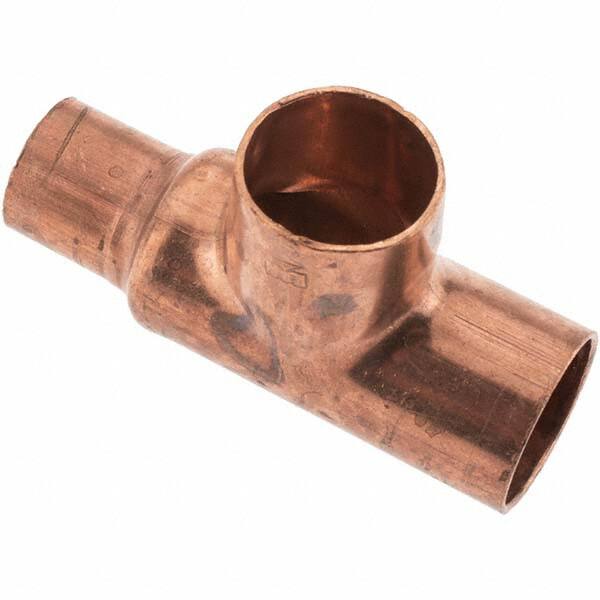 1/2" x 1/2" x 3/4" Copper Reducing Tee Nominal Pipe Size 