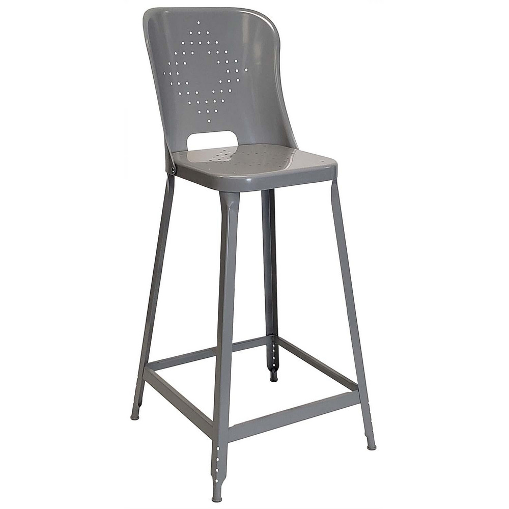 Lyon Stationary Stools; Seat Depth 13 in; Seat Width 13 in; Product