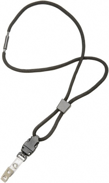 Black Polyester 36 Inch Lanyard | MSCDirect.com