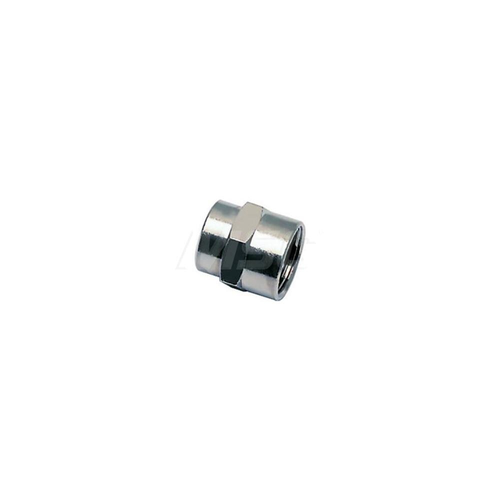 Brass Pipe Female Sleeve: 1/4" Fitting, BSPP