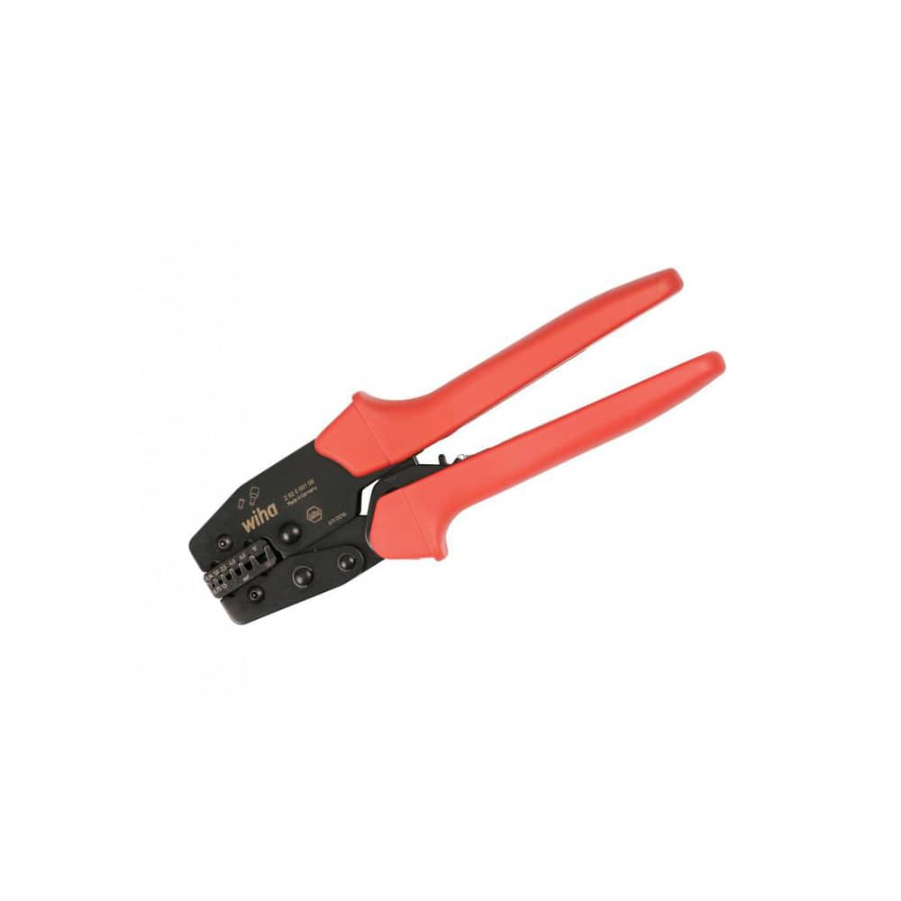 Crimpers; Handle Style: Ergonomic; Crimper Type: Connector Crimper; Maximum Wire Gauge: 8 AWG; Terminal Type: Ferrule; Features: Crimps Solder-Less Electrical Connections to Standards; Comfortable Molded Ergonomic Grips; Full Cycle Ratchet Crimp Insures C