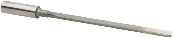 Straight Single-Flute Drill Bit: 1.2 mm Dia, Carbide