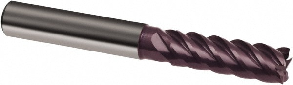 Guhring 9067090100000 Square End Mill: 0.3937 Dia, 0.8661 LOC, 5 Flutes, Solid Carbide Image