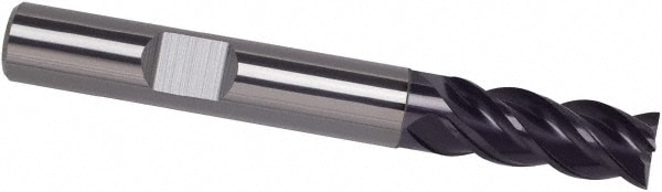 Guhring 9042530254000 Square End Mill: 1 Dia, 4 LOC, 1 Shank Dia, 7 OAL, 4 Flutes, Solid Carbide Image