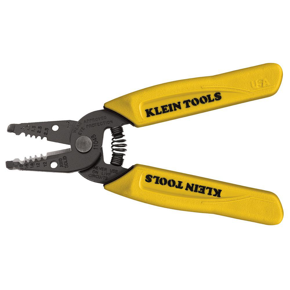 Klein Tools - Wire Stripper: 14 AWG to 10 AWG Max Capacity | MSC