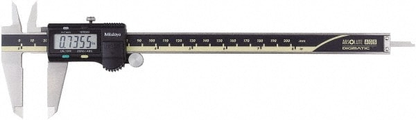 Mitutoyo 500-197-30CAL Electronic Caliper: 0 to 8", 0.0005" Resolution Image