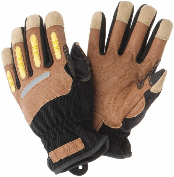 Leather/Spandex/Lycra Work Gloves