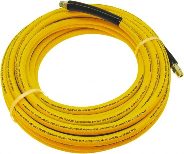 New Professional 3/8" x 50 Ft 300 PSI Rubber Air Hose Continental Yellow