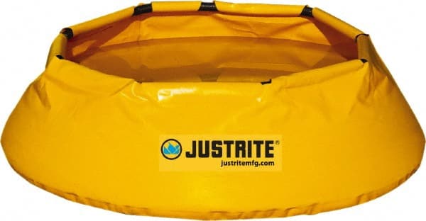 Justrite. 28321 Pool Collapsible Berm: 66 gal Capacity, 4.25 Long, 0.92 Wide 