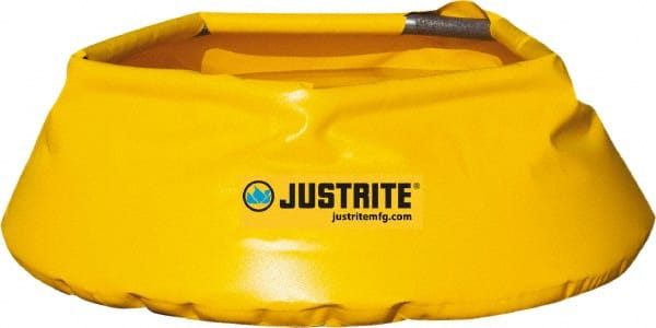 Justrite. 28319 Pool Collapsible Berm: 20 gal Capacity, 2.3 Long, 0.92 Wide 