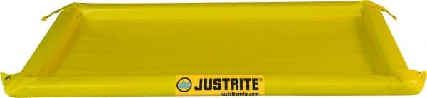 Justrite. 28421 Low Wall Collapsible Berm: 40 gal Capacity, 8 Long, 4 Wide, 2" High 