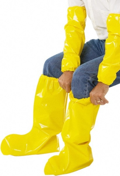 PolyConversions 49355 Boot Cover: Chemical-Resistant, Polyolefin, Yellow 