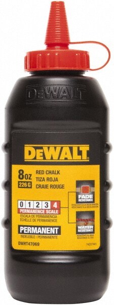 8 oz Permanent Red Chalk Refill
