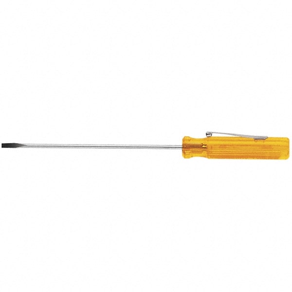 Klein Tools - Slotted Screwdriver: 1/8″ Width, 12-3/4″ OAL, 10