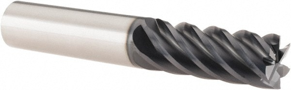 SGS 35102 Square End Mill: 1/2 Dia, 1-1/4 LOC, 1/2 Shank Dia, 3 OAL, 6 Flutes, Solid Carbide Image