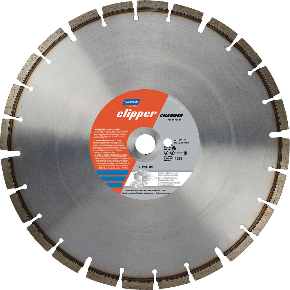 Norton Wet & DryCut Saw Blades; Blade Diameter 20in ; Blade Material Steel ; Arbor Style