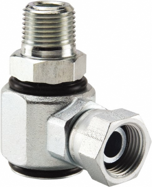 Hydraulic Hose Swivel Fitting: 3/4", 3/4-14, 3,000 psi