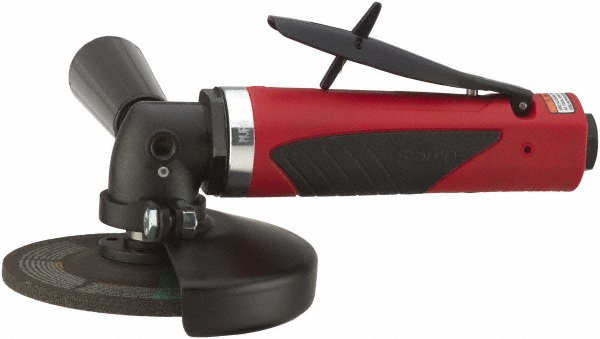 Sioux Tools | Sioux Force Air Angle Grinder: 5" Wheel Dia, 12,000 RPM - 5/8-11 Spindle, 35 CFM, 1/4" Inlet, Rear Exhaust | Part #SWG10A125